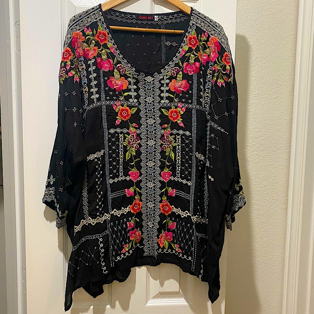 Johnny Was 3x Embroidered Top (LIKE NEW!)
